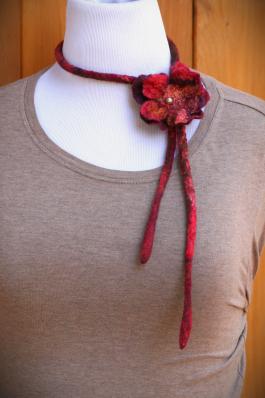 Red Bolo Necklace