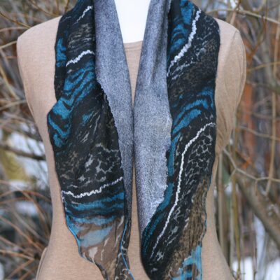 Animal Print Nuno Collage Scarf