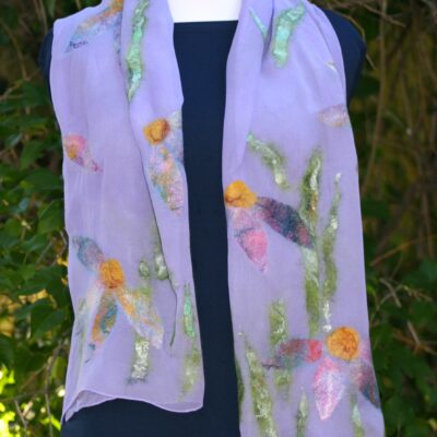 Echinacea Garden Scarf