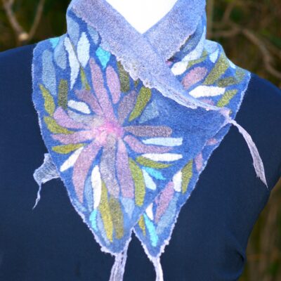 Blue Monet Mini Scarf