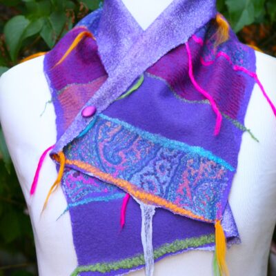 Purple Rain Mini Scarf